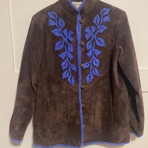 Linea by Louis Dell'Olio Suede Leather jacket